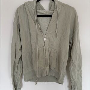 Sage green Brandy Melville zip up